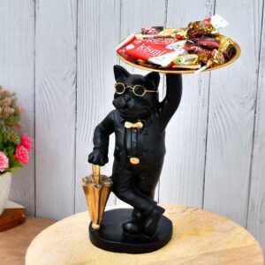 Cool Dog showpiece with platter