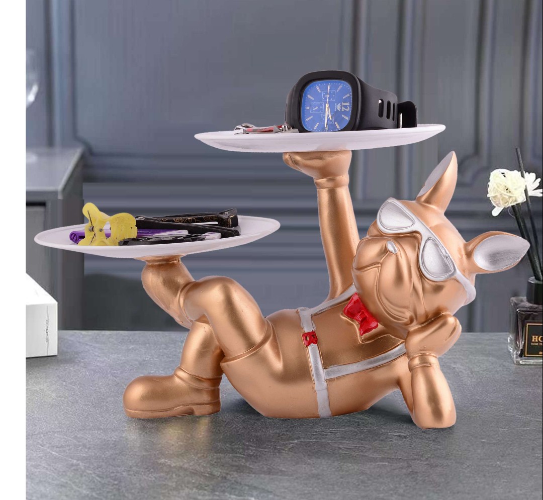 Cute Dog sitting showpiece