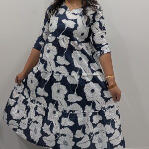 Pure cotton one piece dress